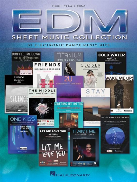 EDM Sheet Music Collection Ges-Pno-Gtr
