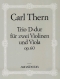 Carl Thern Trio op 60 D-Dur 2Vl-Va [Stimmensatz]